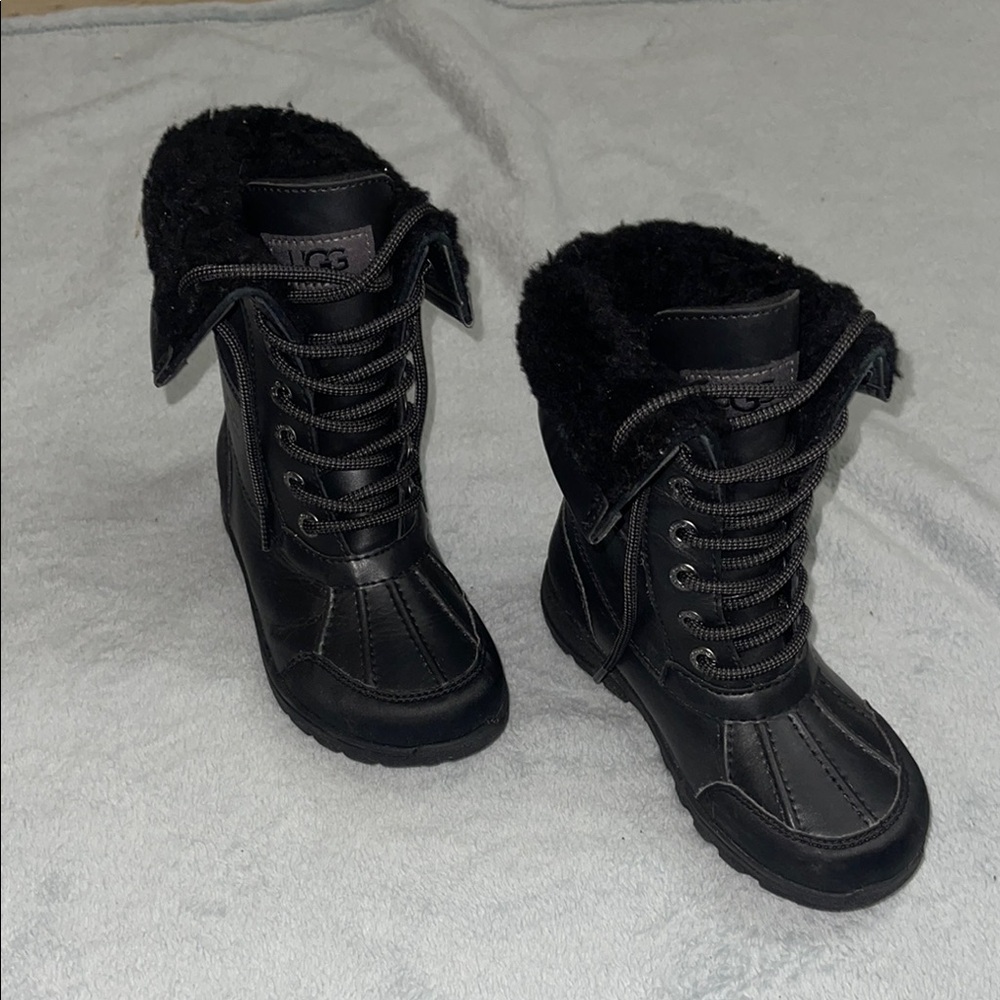 UGG Black Kids Winter Boots